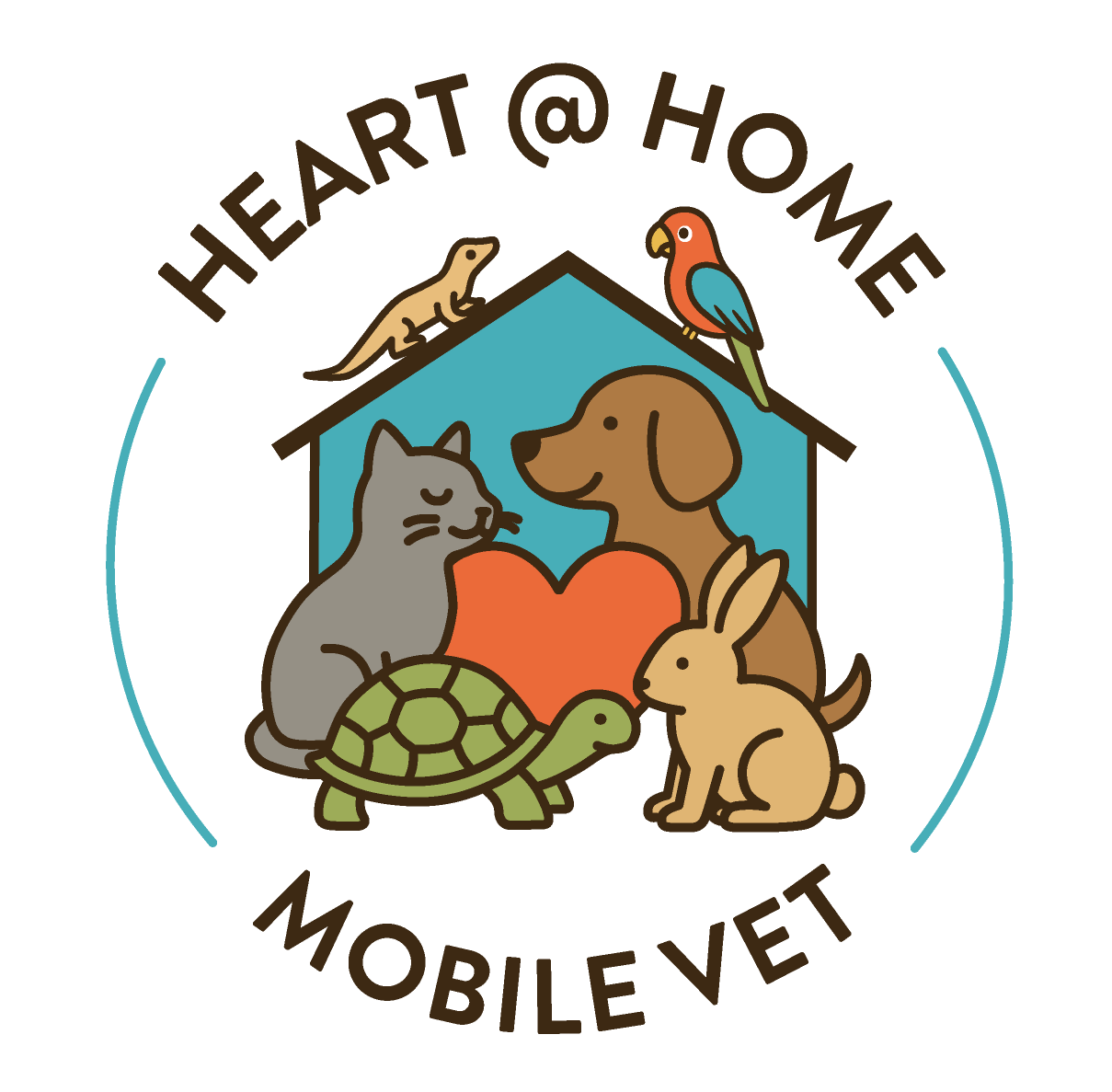 Heart @ Home Mobile Vet logo